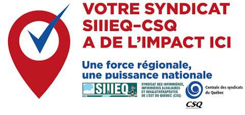 Syndicat des infirmières, infirmières auxiliaires et inhalothérapeutes de l'Est du Québec (CSQ) Syndicat des infirmières, infirmières auxiliaires et inhalothérapeutes de l'Est du Québec (CSQ)